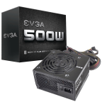 EVGA 500 W1 80+, 500W 3 Year Warranty Power Supply